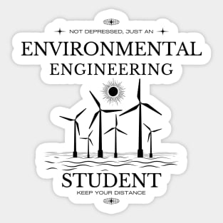 Environmental Engineering - White Version - Engineers Sticker